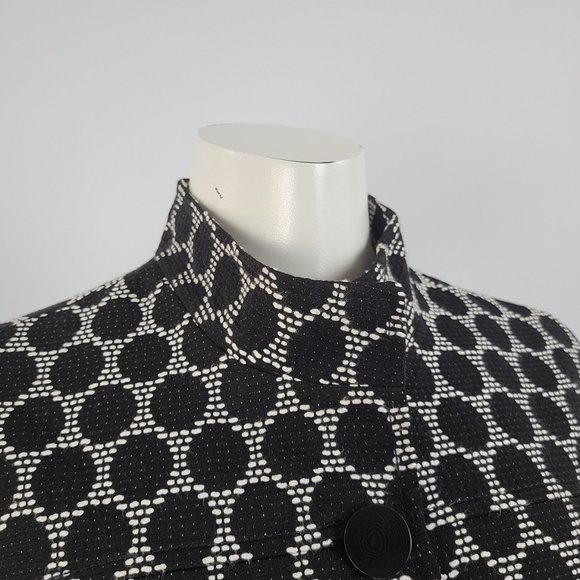 Coldwater Creek Black & White Jacket Size 10 - Picture 2 of 10